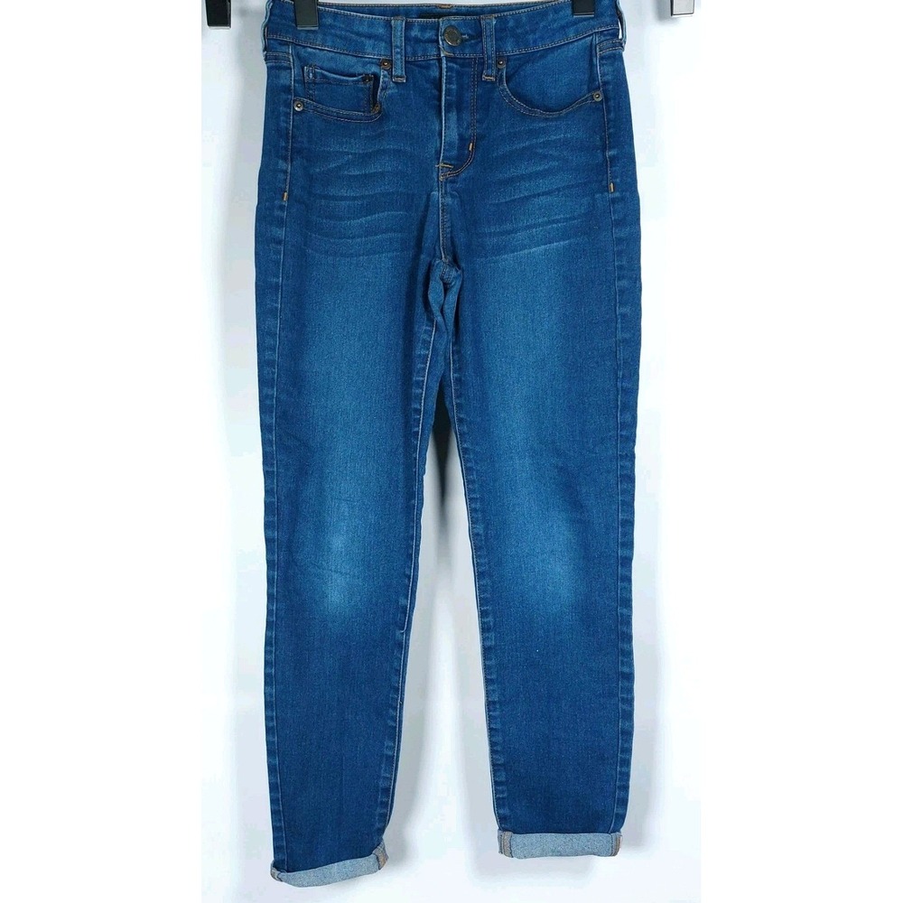 Aeropostale Womens Size 0 Short‎ High Waisted Jegging Stretch Denim Blue Jeans